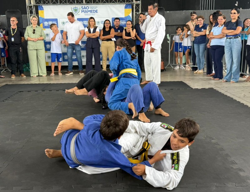 Aula Inaugural de Jiu-Jitsu e Jud� marca a Semana da Emancipa��o Pol�tica de S�o Mamede